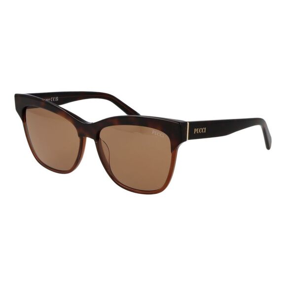 Emilio Pucci Brown Acetate Women's Sunglasses